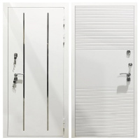 Входная дверь Стальной стандарт Терма Белая
