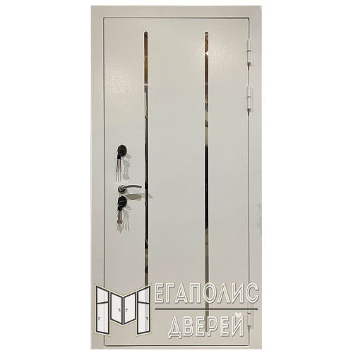 Входная дверь Стальной стандарт Терма Белая