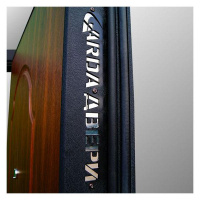 Входная дверь Стальной стандарт S1 (муар) Миндаль