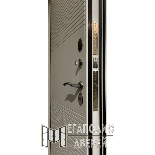 Входная дверь Стальной стандарт Терма Белая