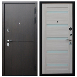 Входная дверь Стальной стандарт S8 Белый дуб