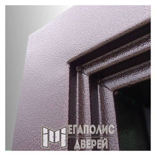 Входная дверь Стальной стандарт S3 Черная шагрень