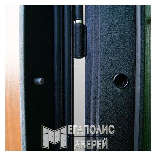 Входная дверь Стальной стандарт S1 (муар) Белый дуб