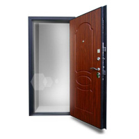 Входная дверь Стальной стандарт S1 (муар) Миндаль