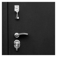 Входная дверь Стальной стандарт S1 (муар зеркало) Венге