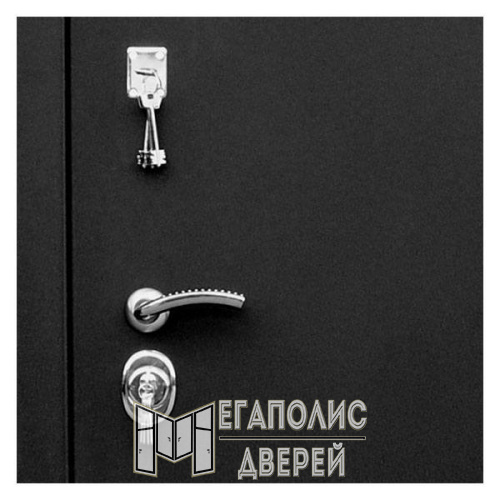 Входная дверь Стальной стандарт S1 (муар зеркало) Венге