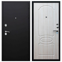 Входная дверь Стальной стандарт S1 (муар) Белый дуб