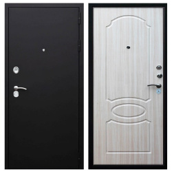 Входная дверь Стальной стандарт S1 (муар) Белый дуб