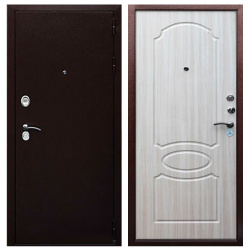 Входная дверь Стальной стандарт S1 Белый дуб