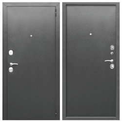 Входная дверь 7см Арда серебро металл/металл