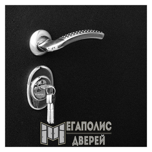 Входная дверь Стальной стандарт S1 (муар зеркало) Венге