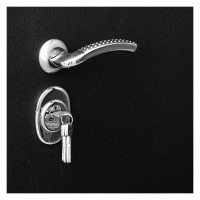 Входная дверь Стальной стандарт S1 (муар зеркало) Белый дуб