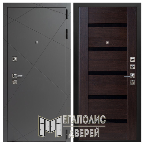 Входная дверь Выбор Титан Графит Плюс
