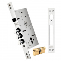 Входная дверь Стальной стандарт S12 Белая шагрень