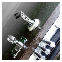 Входная дверь Стальной стандарт S3 Черная шагрень